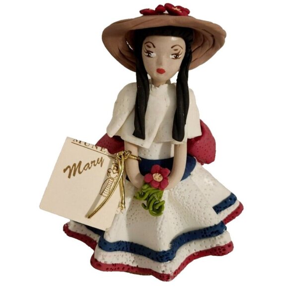 Mary Munecas Porcelainicron Doll Figure RARE - Picture 1 of 9